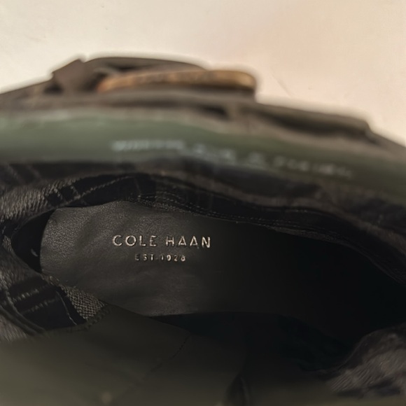 Cole Haan Hastings waterproof side zipper lug sole leather ankle boots - Picture 6 of 12